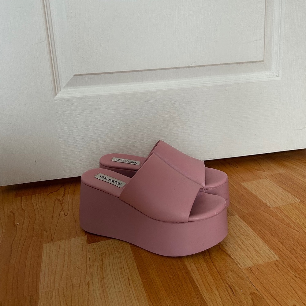 Pink Platform Sandals